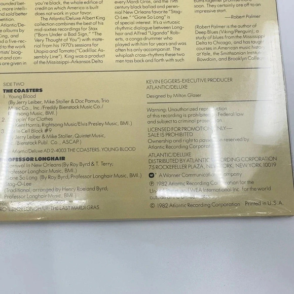 Atlantic/Deluxe Various The Deluxe Deluxe Vinyl Record ALbum Brand New - Picture 6 of 11